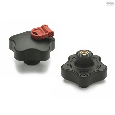 Elesa Boss, threaded hole, VLS.55 B-M8 VLS-B